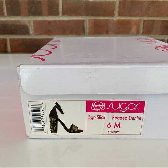 Sugar Women’s Slick Fabric Open Toe Casual Ankle Strap Sandals Size US 6 M NEW - Picture 10 of 10